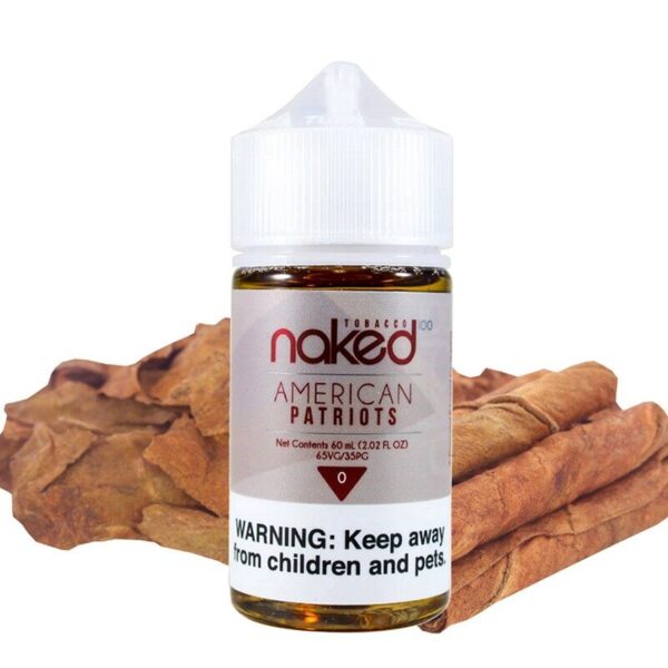 Classic Tobacco Caramel Vape Juice – Naked 100 American Patriot E-juice 60ml