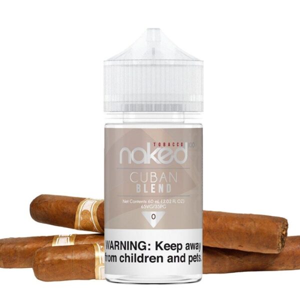 Rich Caribbean Tobacco Vape Juice – Naked 100 Tobacco Cuban Blend E-juice 60ml