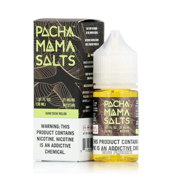 Pachamama Salts Honeydew Melon E-Juice 30ml – Rich and Juicy Honeydew Melon Flavor