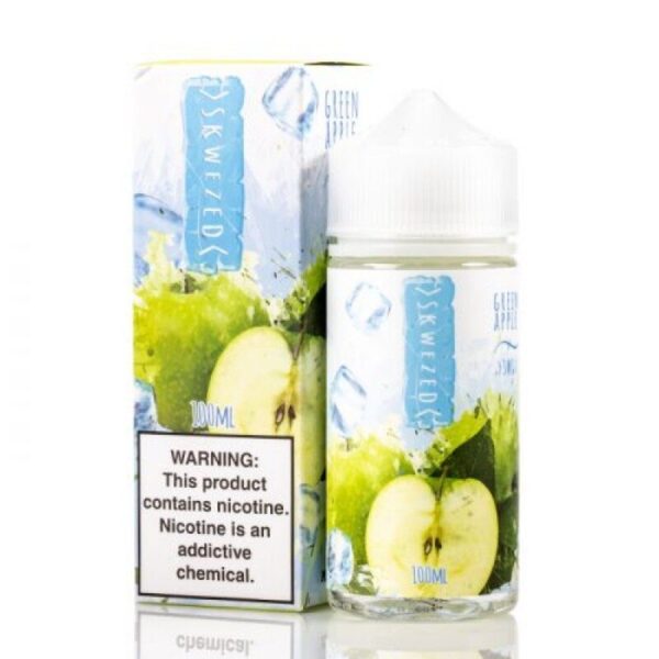 SKWEZED Ice Green Apple Menthol Vape Juice 100ml