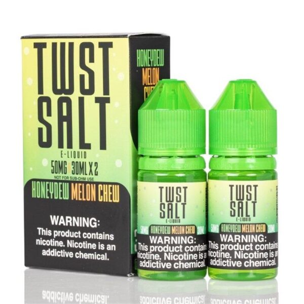 Twist Salt Honeydew Melon Chew 60ml Nic Salt E-Juice | Juicy Cantaloupe & Sweet Honeydew Blend