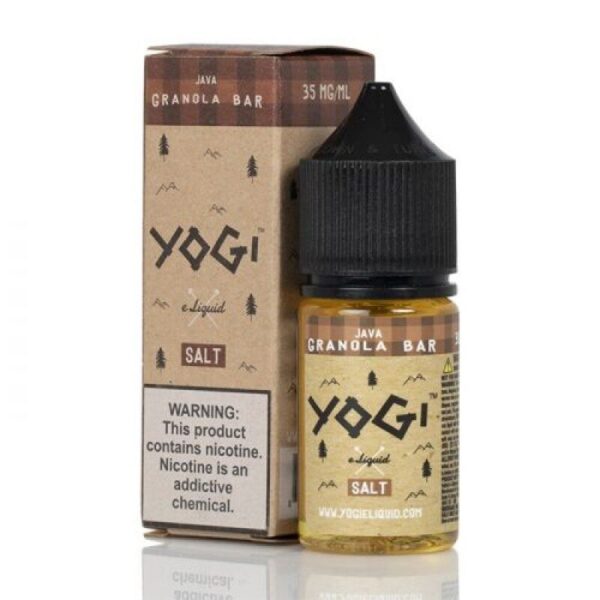 Yogi Salts Java Granola Bar 30ml E-Juice | Rich Chocolate, Coffee & Granola Blend