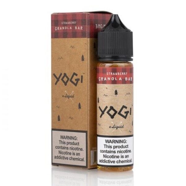 Yogi Strawberry Granola Bar 60ml E-Juice | Sweet Strawberry & Crunchy Granola Dessert Blend