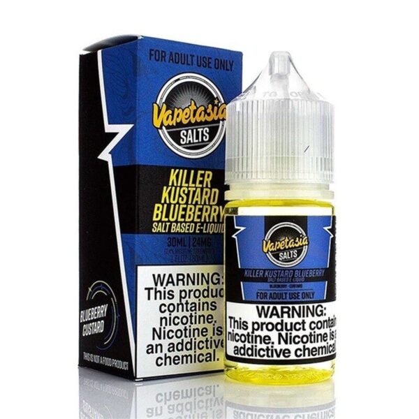 Blueberry Custard Nic Salt E-juice by Vapetasia Salts – 30ml