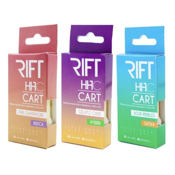 Pinnacle Hemp Rift HHC Cartridge – 1ml, 510 Threaded, Rich Terpene Blend, Less Than 0.3% Delta-9 THC