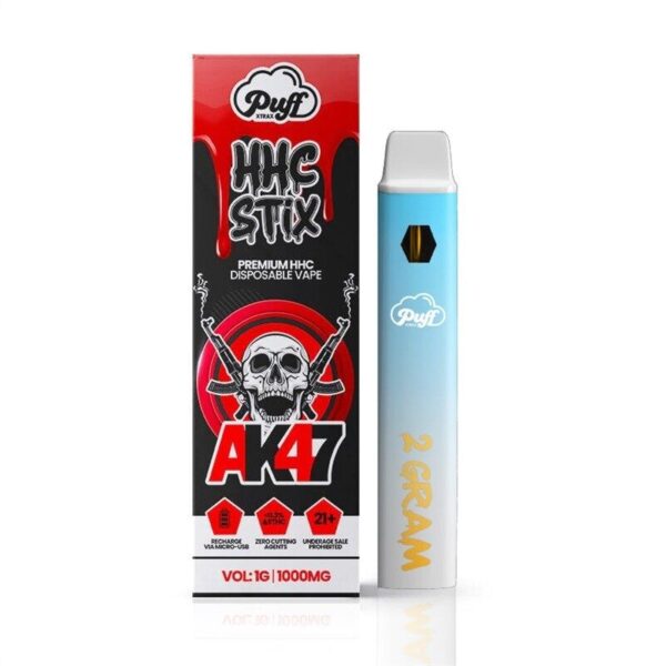 Puff Xtrax HHC Stix 1G Disposable Vape – 1000mg Premium Hemp-Derived HHC, CCELL® Coil, Ceramic Core, Lab-Tested, Less Than 0.3% Delta-9 THC