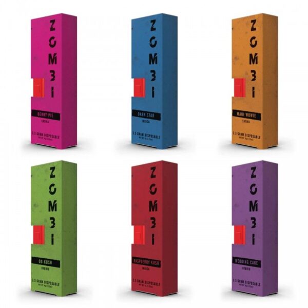 Zombi Countermeasures HHC Blend Disposable Vape: 3.5G Ceramic Coil with Pure American Ingredients and Lab Safety Testing