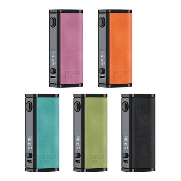 Eleaf iStick i40 Mod: Compact 40W Device with 2600mAh Internal Battery and Elegant Leather-Metal Design