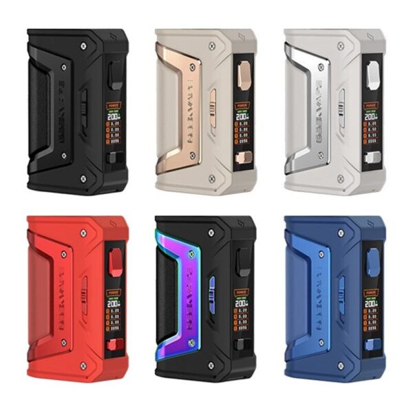 Geekvape L200 Classic Mod (Aegis Legend 2) 200W: Durable Dual 21700/18650 Vape with IP68 Rating and Advanced Mode Options