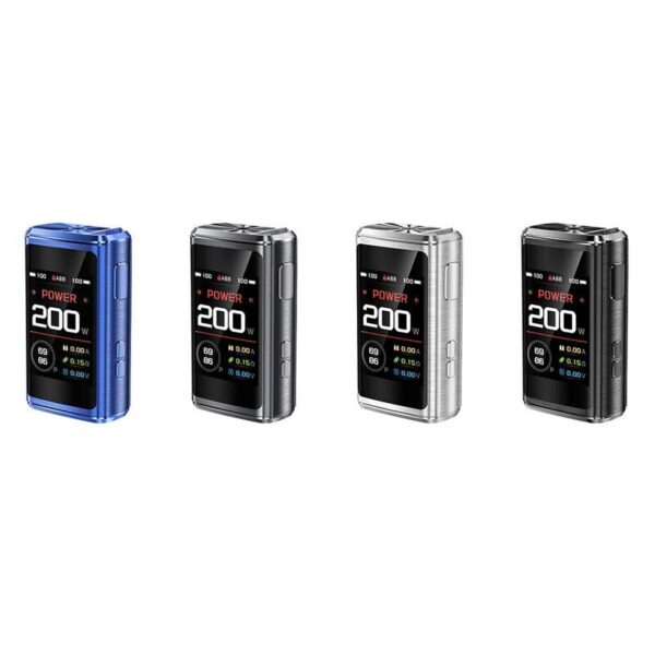 Geekvape Z200 Mod: Powerful Dual 18650 Vape with 200W Output and 2.4-inch Full Screen Featuring AS-Chip 3.0 Technology