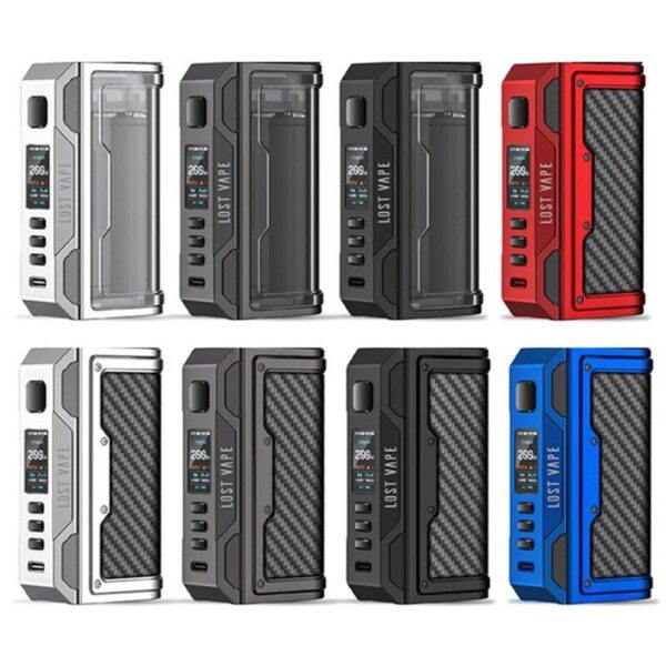 Lost Vape Thelema Quest Box Mod 200W: Dual 18650 High-Performance Vape with Multiple Modes and 0.96″ TFT Color Display