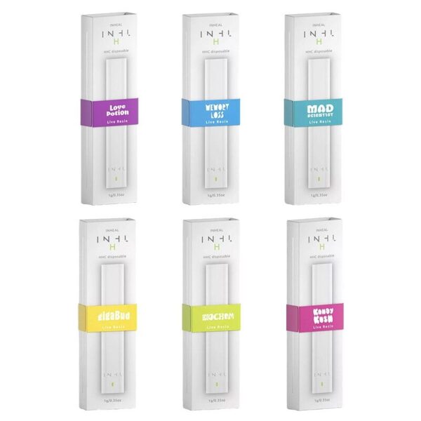 Inheal Live Resin HHC Disposable Vape: 1000mg Full-Spectrum Extract for Enhanced Mood and Appetite