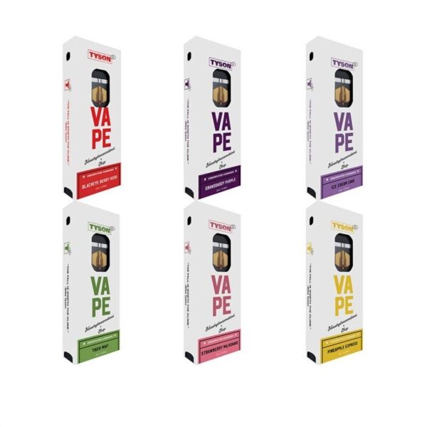 Tyson 2.0 HHC Blend Disposable Vape: 2000mg Hemp-Derived Potent Blend for Relaxation and Wellness