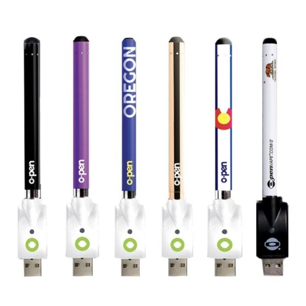 O.PENVAPE 2.0 Variable Voltage 510-Battery: Ultra-Portable, Rapid Charge, Multi-Color Options