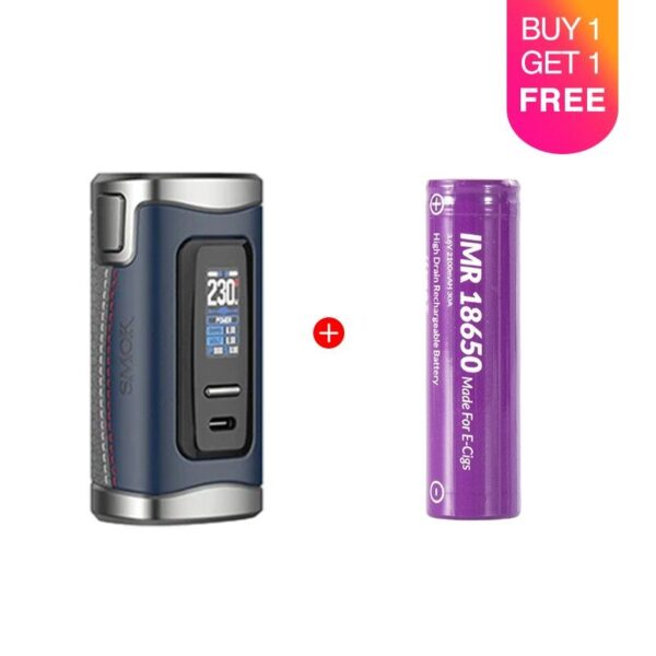 SMOK Morph 3 Mod: 230W Dual 18650 Box Mod with TC/VW Modes and 0.96-inch TFT Screen