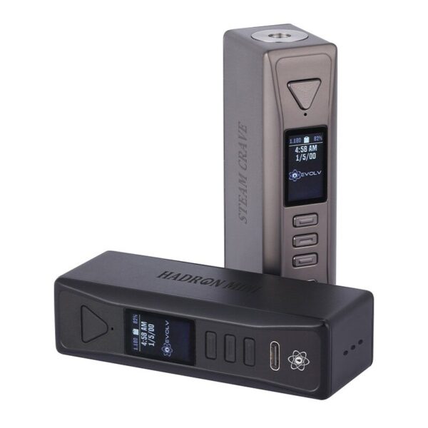 Steam Crave Hadron Mini DNA100C Mod: 100W Sub-Ohm Vape with DNA Chipset and Multi-Battery Compatibility