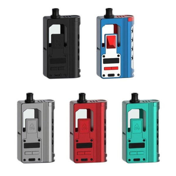 ThunderHead Creations Blaze AIO 88W Boro Mod: Compact, Customizable Vape with Liquid-Proof Chipset and Honeycomb Sleeve