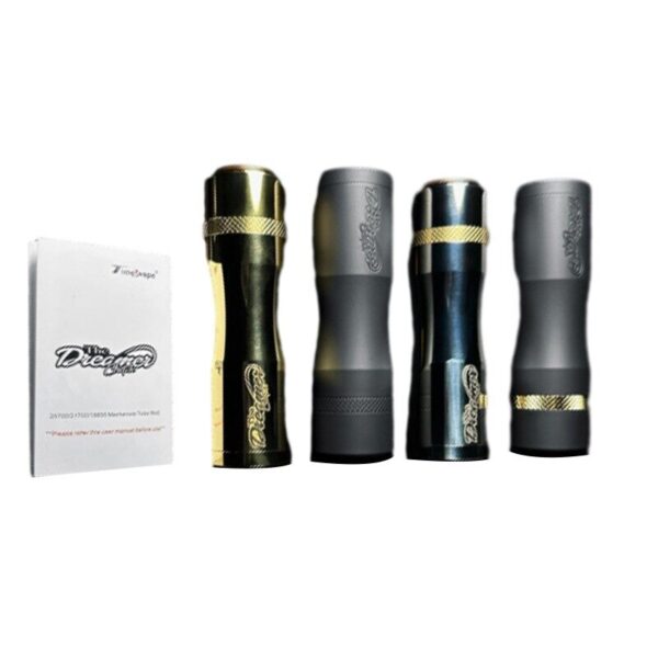 Timesvape The Dreamer Clutch Mechanical Mod: Versatile 28mm Atomizer Compatibility with Triple Battery Options and Enhanced Safety Features
