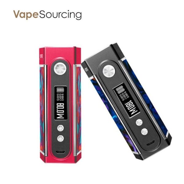 VOOPOO TOO Resin TC Box Mod 180W: Stylish Dual-Battery Mod with Fast GENE.FAN Chip and Versatile Power Options