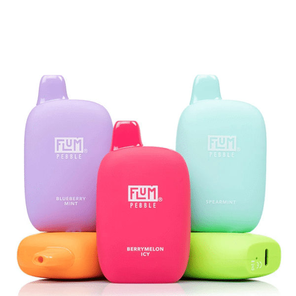 Flum Pebble MaxDraw 6000 Puffs USB-C Dual Mesh 5% Nicotine Disposable Vape