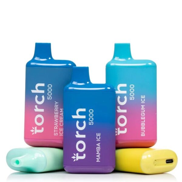 Torch 5000 Disposable Vape 5000 Puffs 5% Nicotine Draw Activated Vape Pen