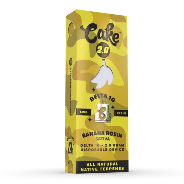 Cake Delta-10 THC Live Resin Vape 2g – Pure & Potent Portable Bar