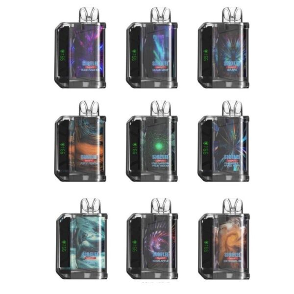 Sigelei Smart AC10000 Disposable Vape – 20ml Pre-Filled, 10000 Puffs with Rechargeable Battery and Screen Display