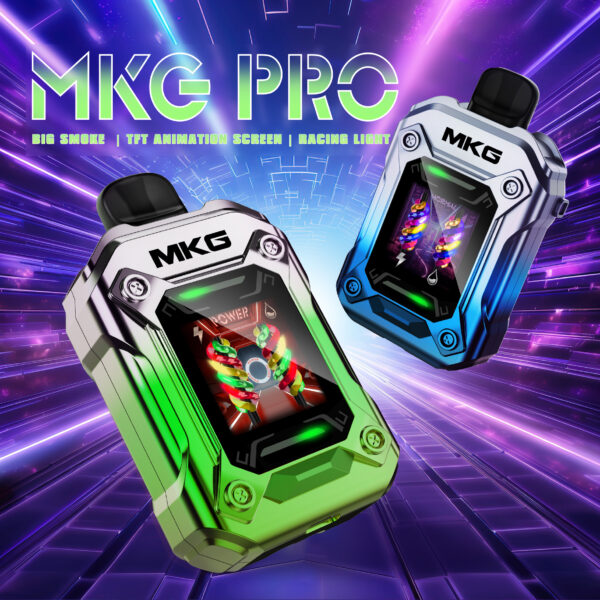 MKG 2024 New Mold 20ml 20000puffs Display Screen E-cigarette